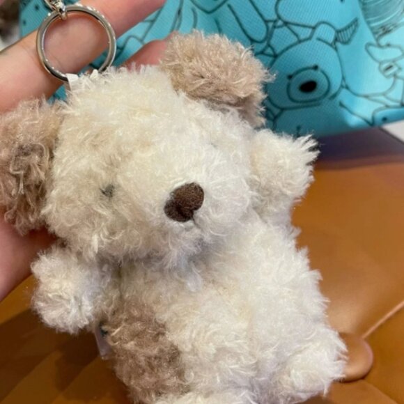 Jellycat Little Pup Charm Bag Keychain Cute Plush Dog Gift NWT and Dust Bag - Picture 1 of 4